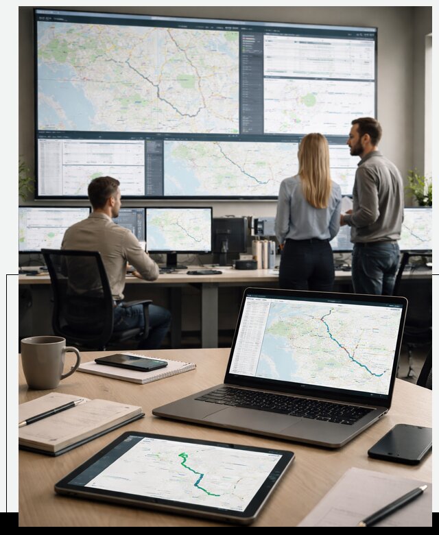 Трекинг грузов и Fleet Management, мониторинг автопарка в Анапе