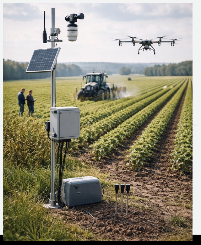 Разработка IoT мониторинга полей в Анапе от 8826 р. | АвикейНпа